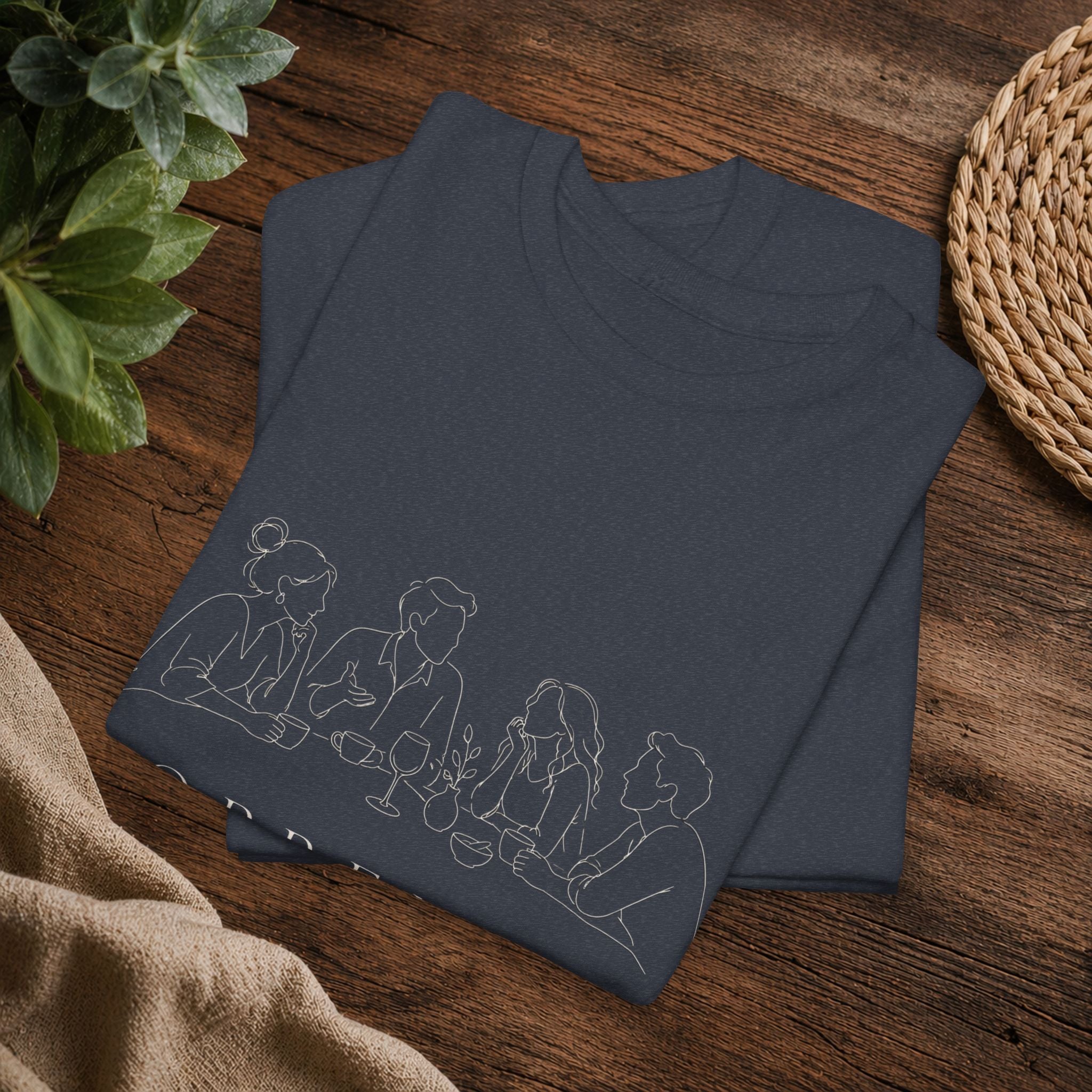 T-Shirt — "Sobremesa Forever" Family Dinner Graphic Tee