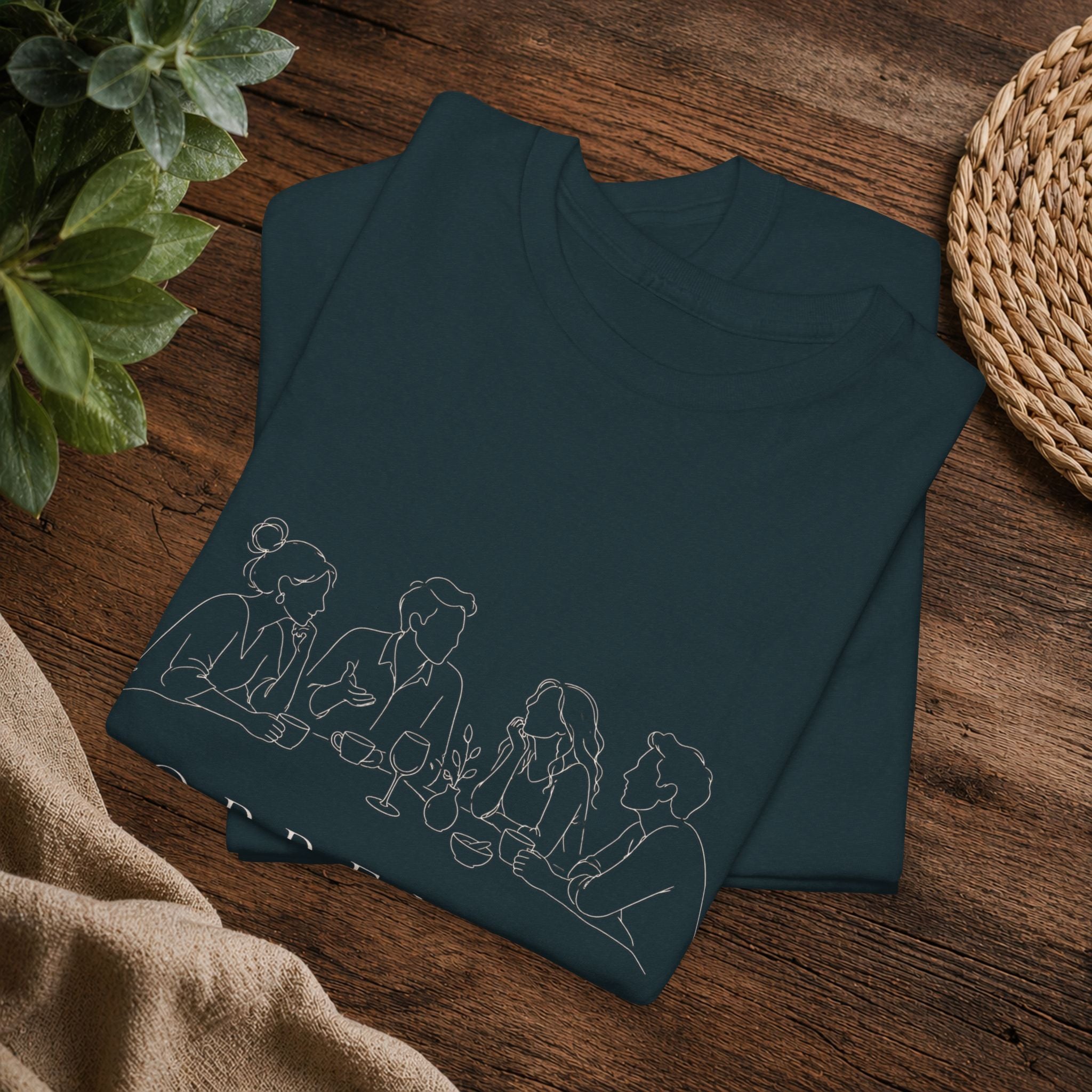 T-Shirt — "Sobremesa Forever" Family Dinner Graphic Tee