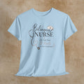 Bilingual Nurse T‑Shirt – "I'll Tell You It Hurts...In Two Languages" Stethoscope Design