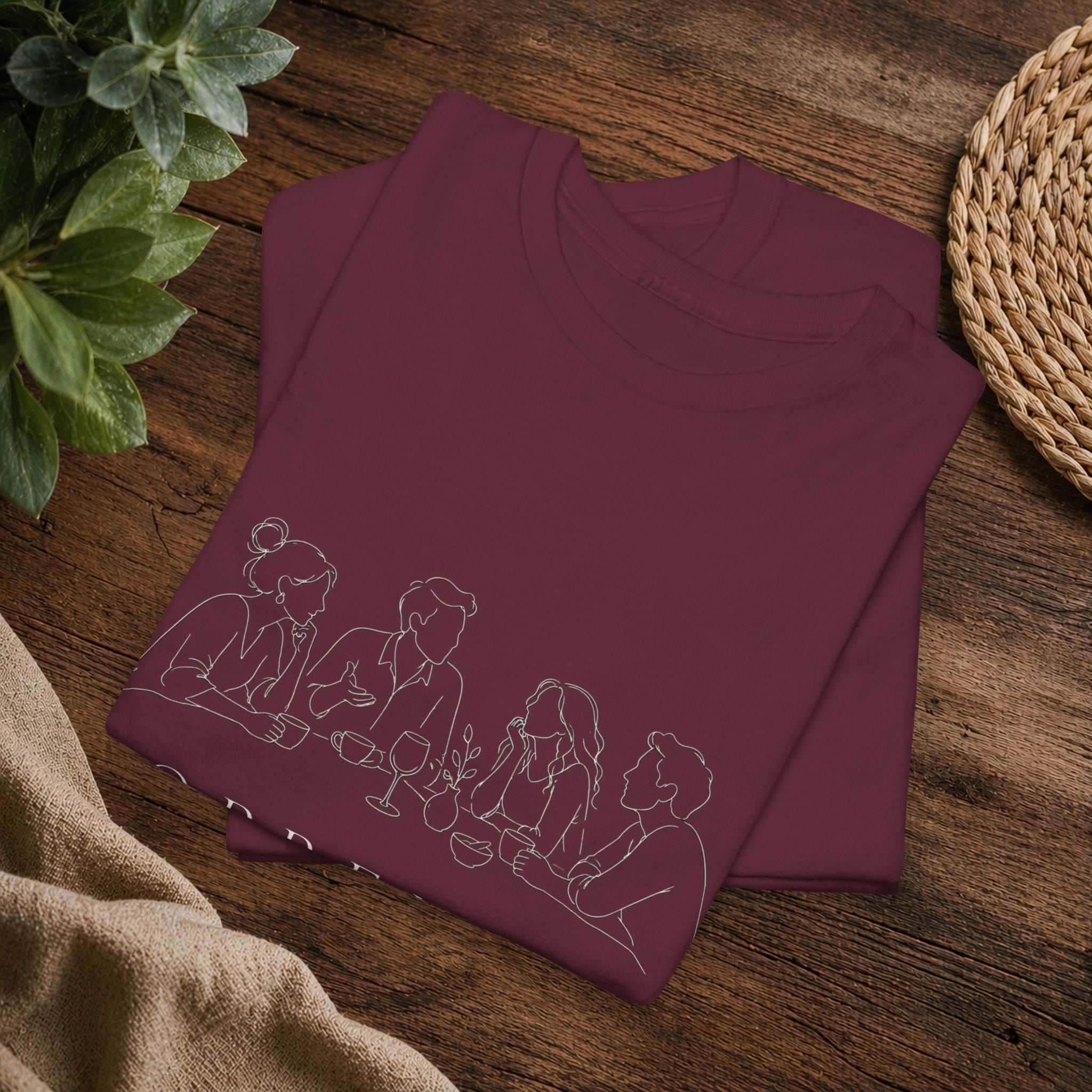T-Shirt — "Sobremesa Forever" Family Dinner Graphic Tee