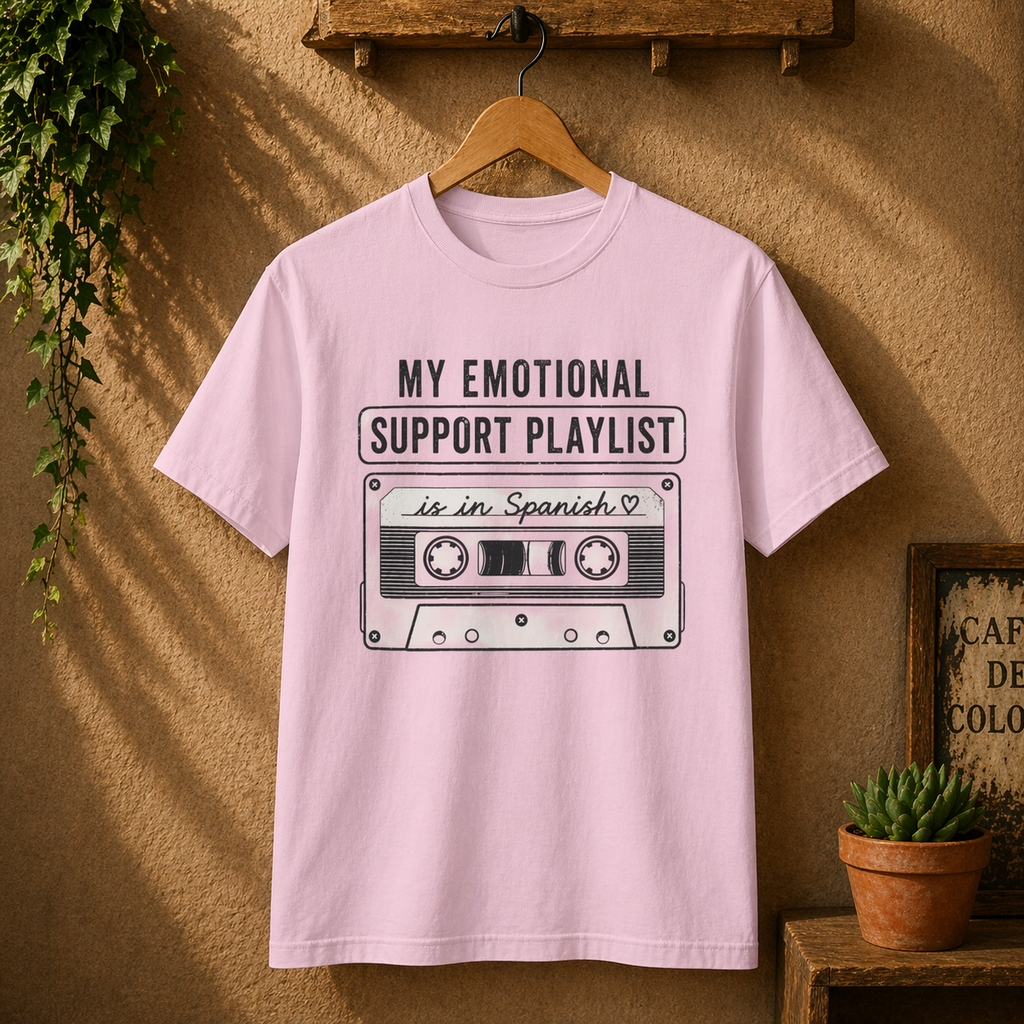 My Emotional Support Playlist Is In Spanish Tee