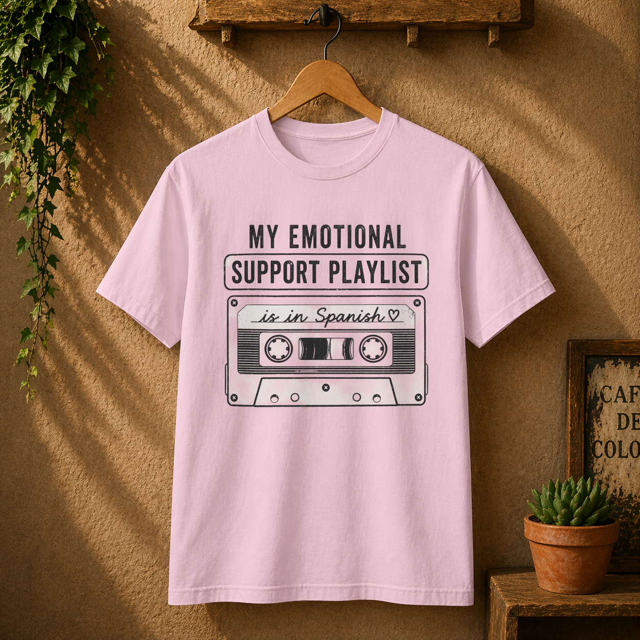 My Emotional Support Playlist Is In Spanish Tee