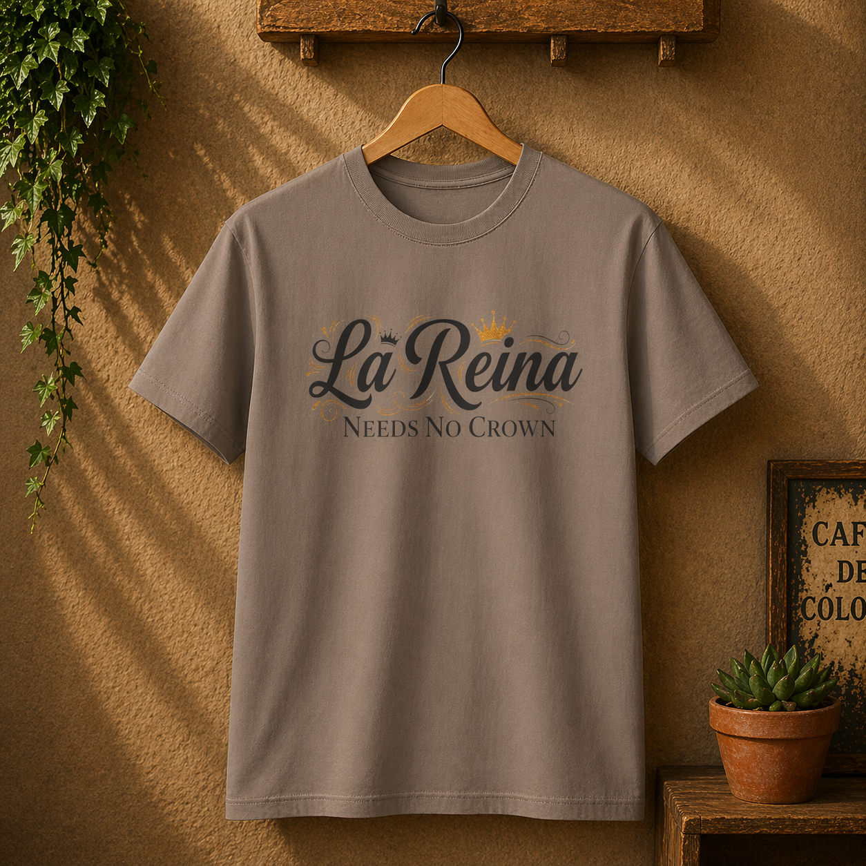 La Reina Needs No Crown T-Shirt