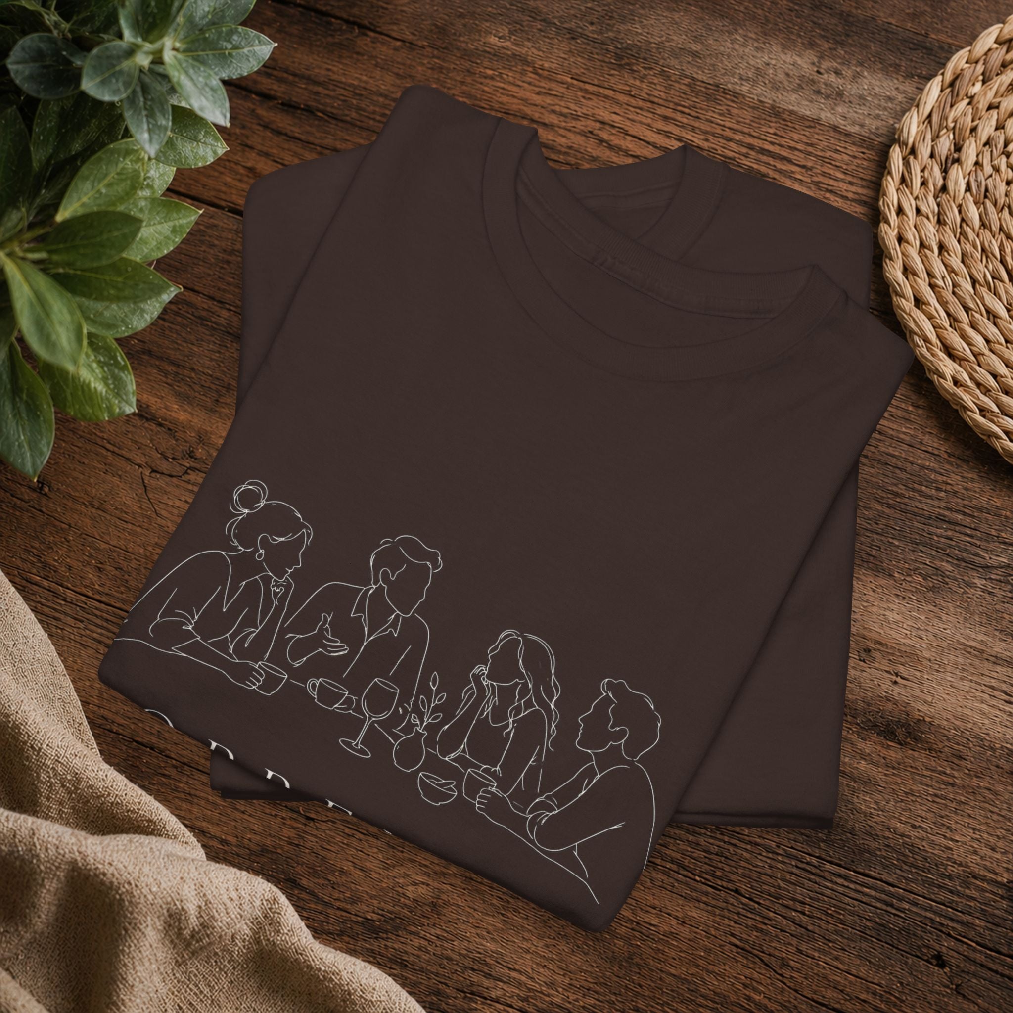 T-Shirt — "Sobremesa Forever" Family Dinner Graphic Tee