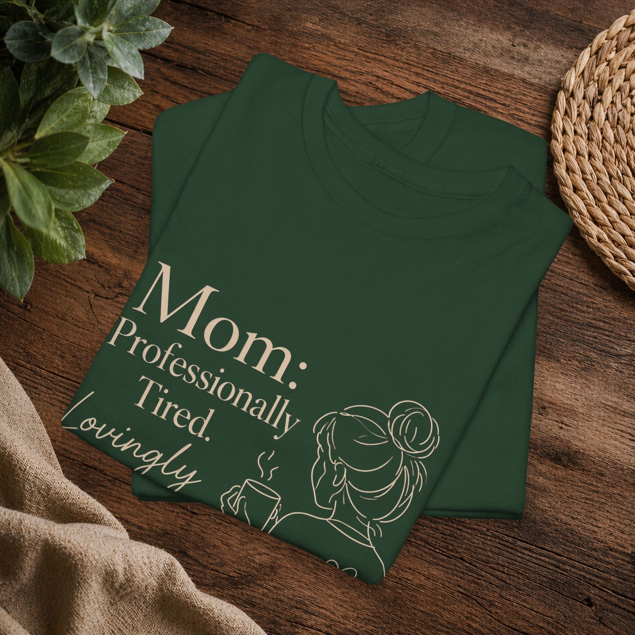 Mom: Professionally Tired, Lovingly Committed Tee