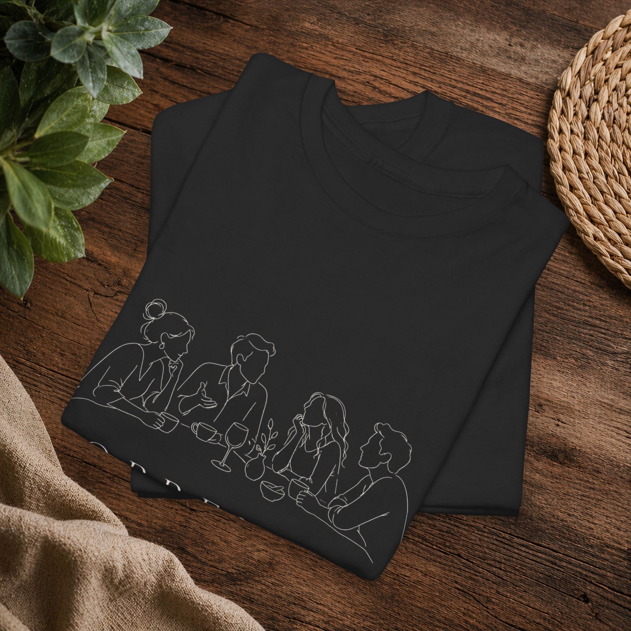T-Shirt — "Sobremesa Forever" Family Dinner Graphic Tee
